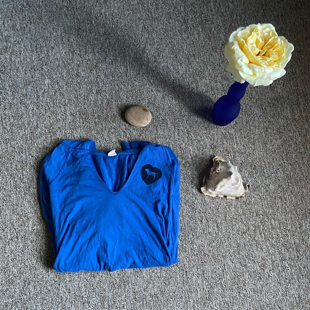 PINK // Long Sleeved Hooded Top